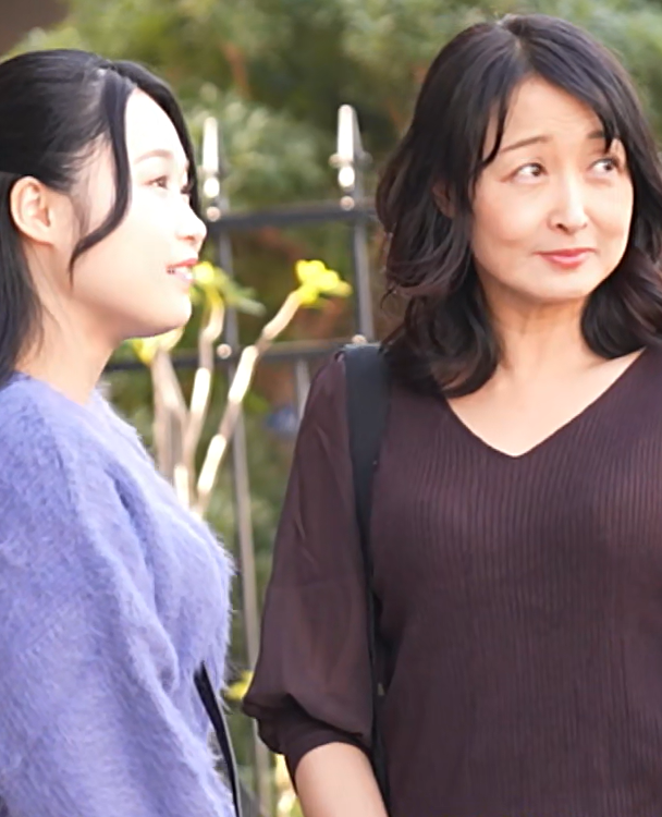 お茶しに行く母娘にインタビュー☕