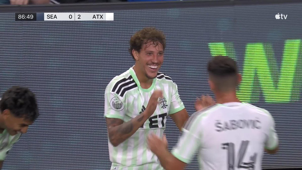 A flying volley from Guilherme Biro, WOW 🤯 Big goal to double Austin FC's lead!