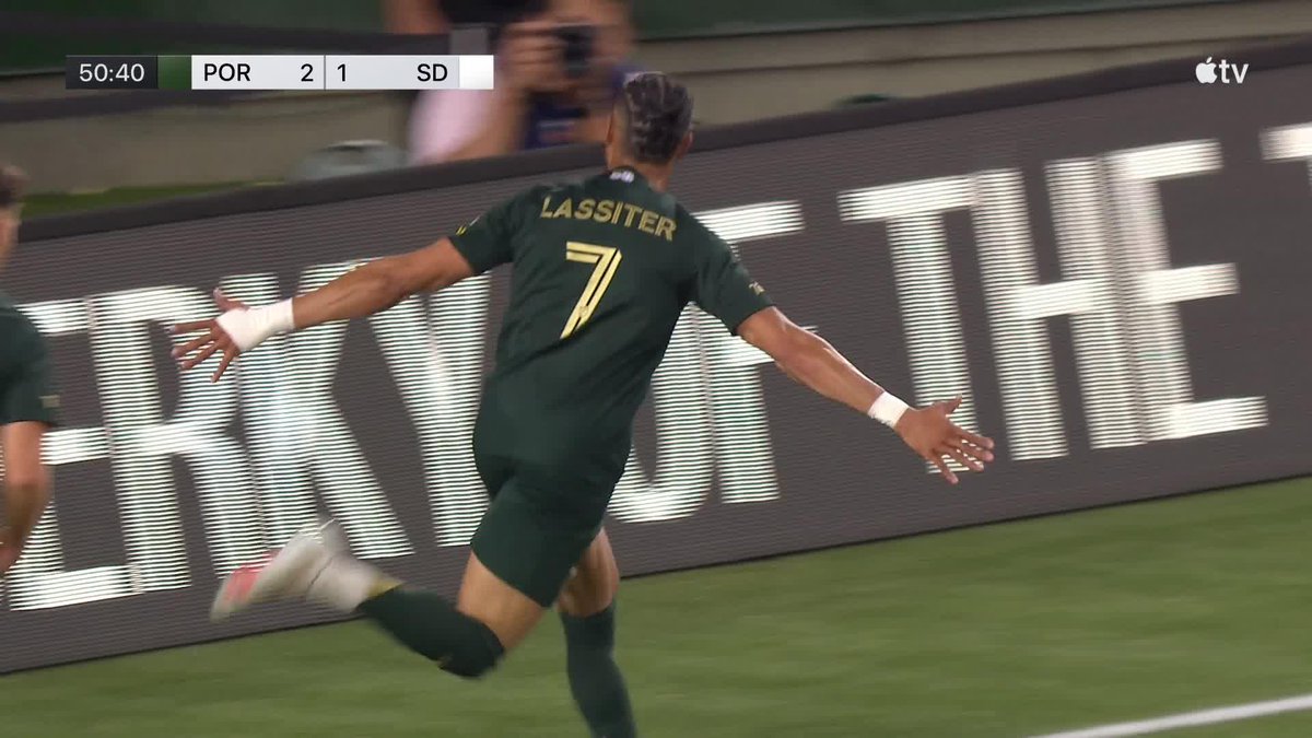Ariel Lassiter with the finish and Portland Timbers take the advantage at home 👊