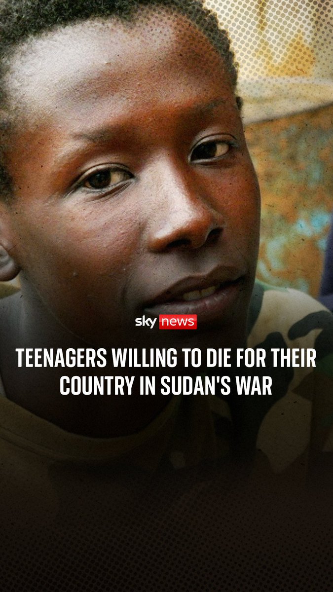 'We might as well die for our homeland' In the second film from the Sudanese city of El Obeid, Sky News' Africa correspondent, Sky's Yousra Elbagir investigates the impact the war is having on children and young people