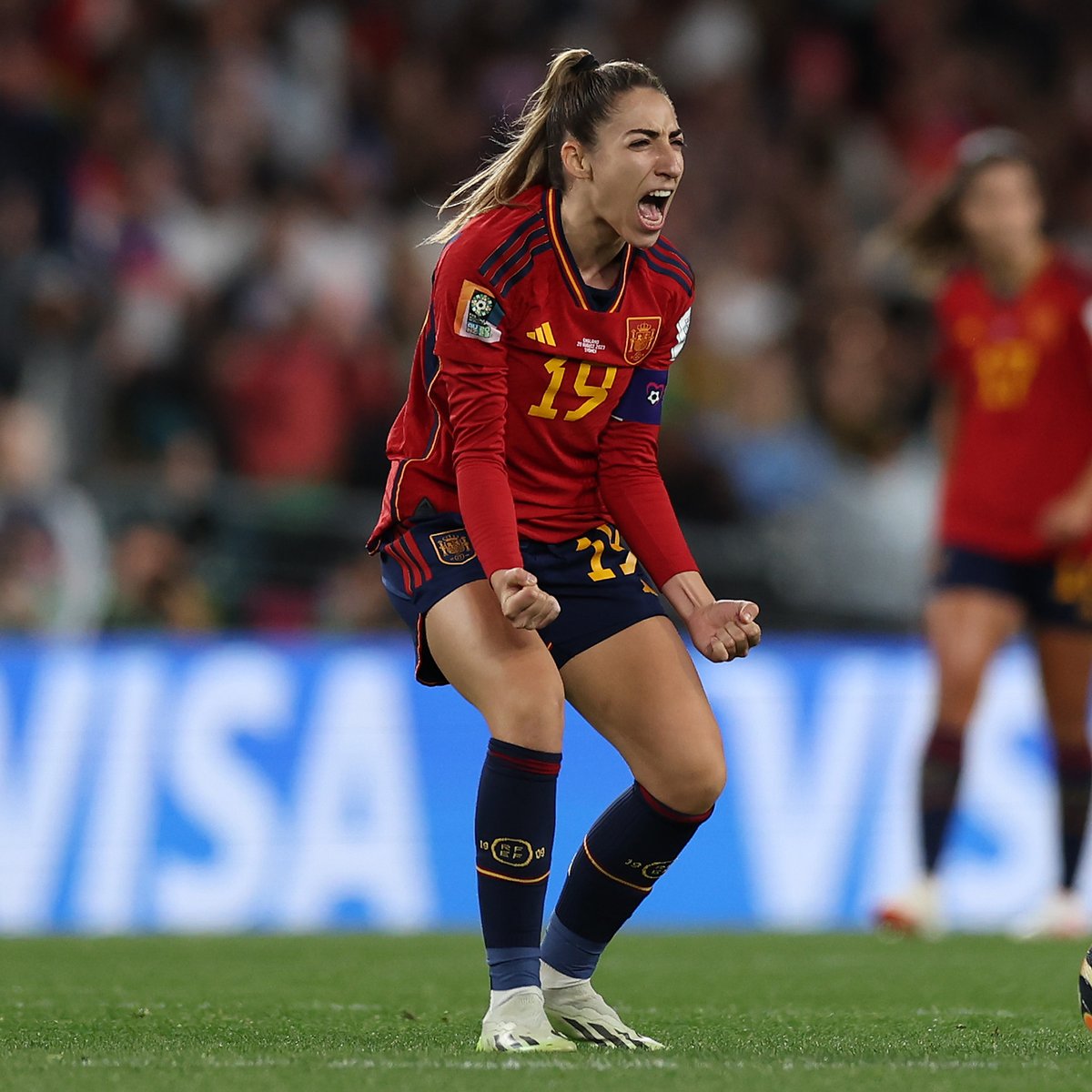OTD in 2023, Olga Carmona scored the winning goal in the #FIFAWWC Final!👏🇪🇸