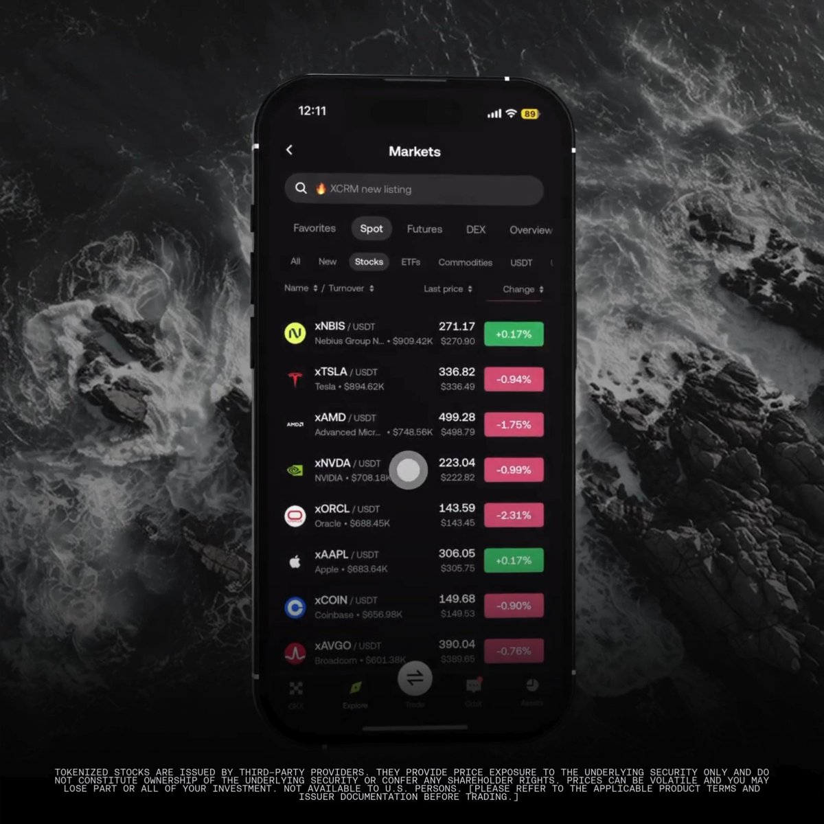 Research stocks without leaving The New Money App. Explore company data, valuations, earnings, dividends, and institutional holdings in one place. See what’s new for tokenized stocks, TradFi Perps, and Equity X-Perps 🎥