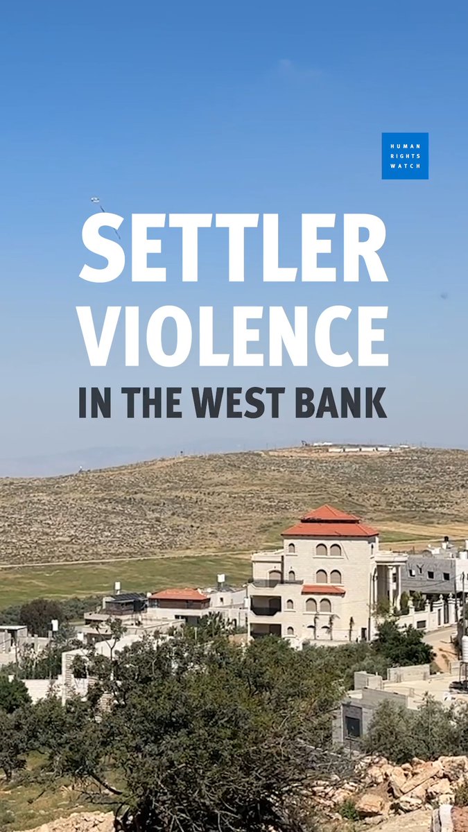 Attacks by settlers in the occupied West Bank are increasingly driving the forced displacement of Palestinian communities, with dozens at risk of erasure. Israeli authorities are arming, funding, and granting impunity to the violent settlers responsible for these escalating deadly abuses. Learn more:
