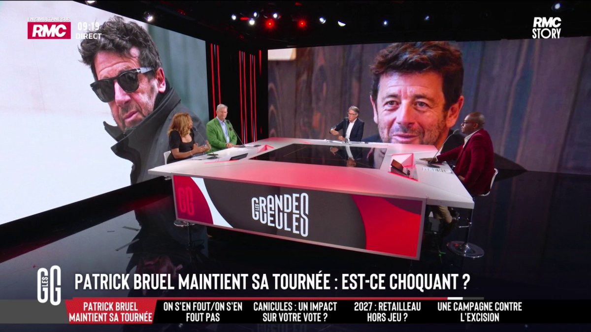 🔴 Patrick Bruel maintient sa tournée des 35 ans 🗣️ Joëlle Dago-Serry : "Je comprends que des gens manifestent. Il se balade depuis 30-40 ans, on en est à 30 plaintes. Partout où il est passé, il a eu des comportements déplacés" 🗣️ Alain Marschall : "Et ça se savait !" #GGRMC