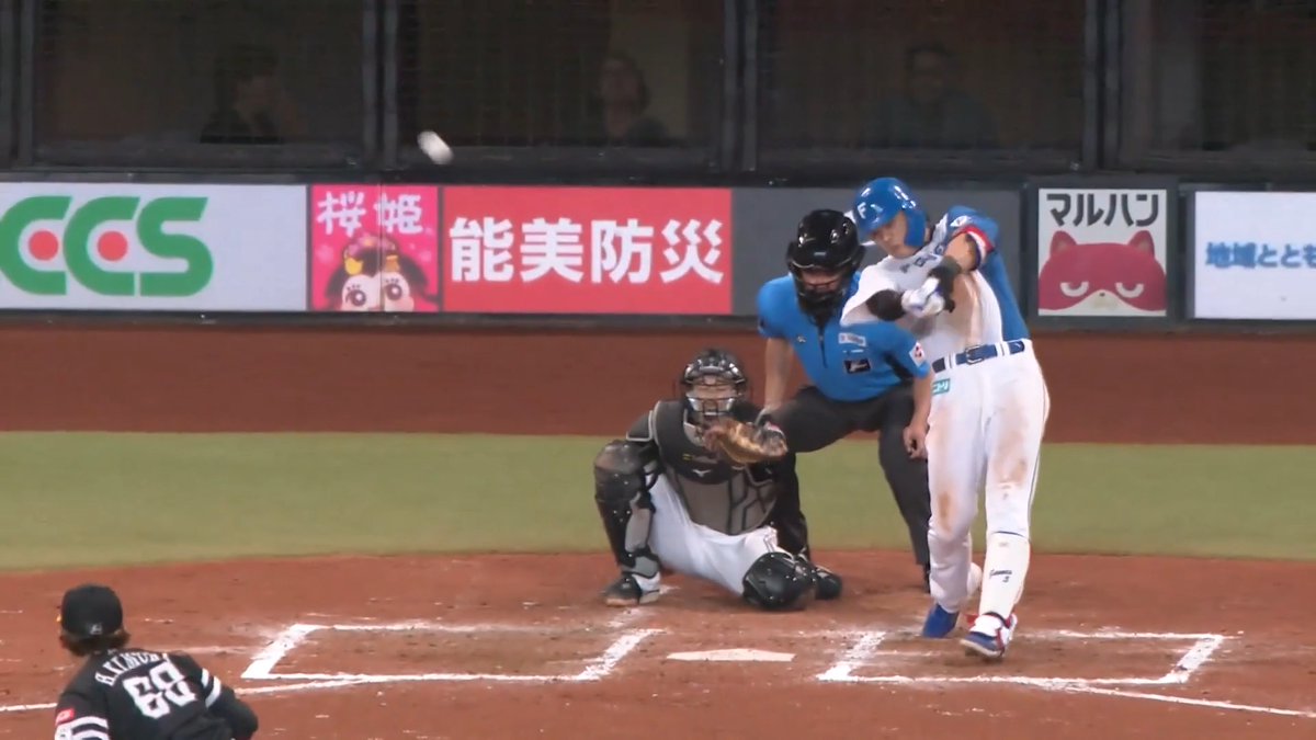 KJ砲炸裂‼️ 北海道日本ハム 野村佑希 選手の第15号ソロホームラン🌈