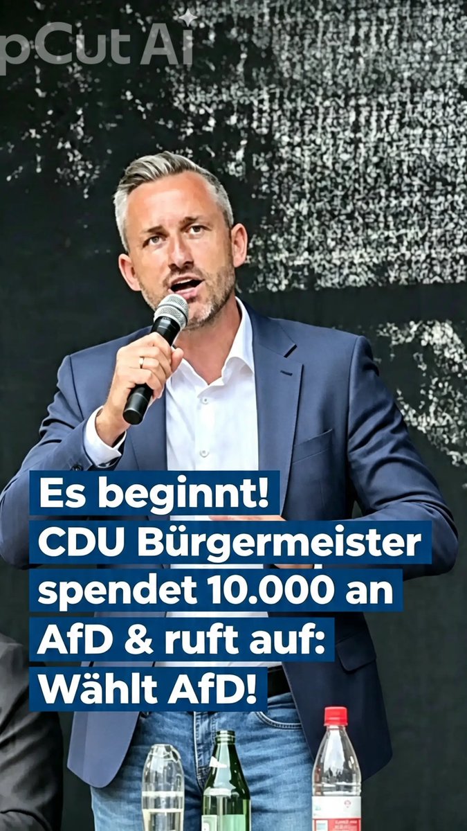 🔥🔥🔥 #CDU-Bürgermeister spendet 10.000€ an AfD Sachsen-Anhalt und ruft auf AfD zu wählen! Ulrich Siegmund AfD Sachsen-Anhalt 👉 auf Telegram 😉