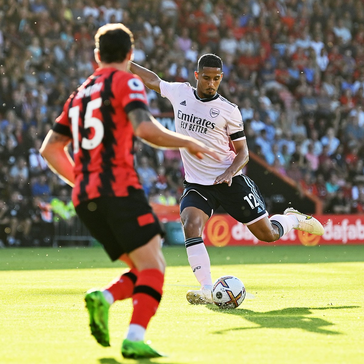 4 years ago today, William Saliba scored THAT goal against Bournemouth.