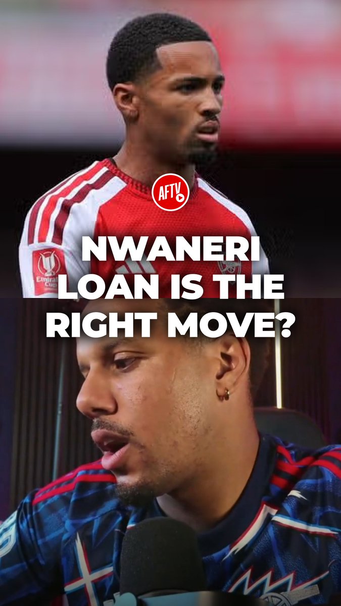 A loan could be the perfect step for Nwaneri, giving him regular minutes while Arsenal protect one of their biggest talents 🔥 #AFTVLive