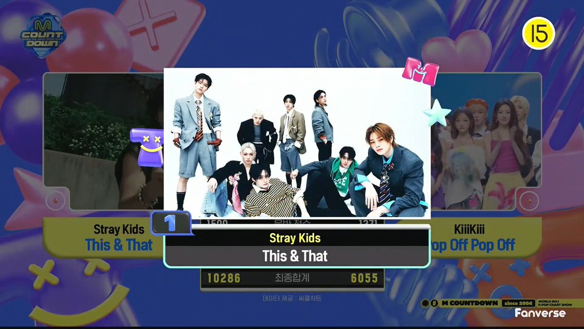 🏆 Stray Kids’ “This & That” takes 1st place on M Countdown for the second week in a row — securing the Double Crown and its 4th win! Congratulations to Stray Kids and STAY! 🥳 #ThisAndThat4thWin #This_And_That_4thWin #StrayKids49thWin #StrayKids #스트레이키즈 (260820)