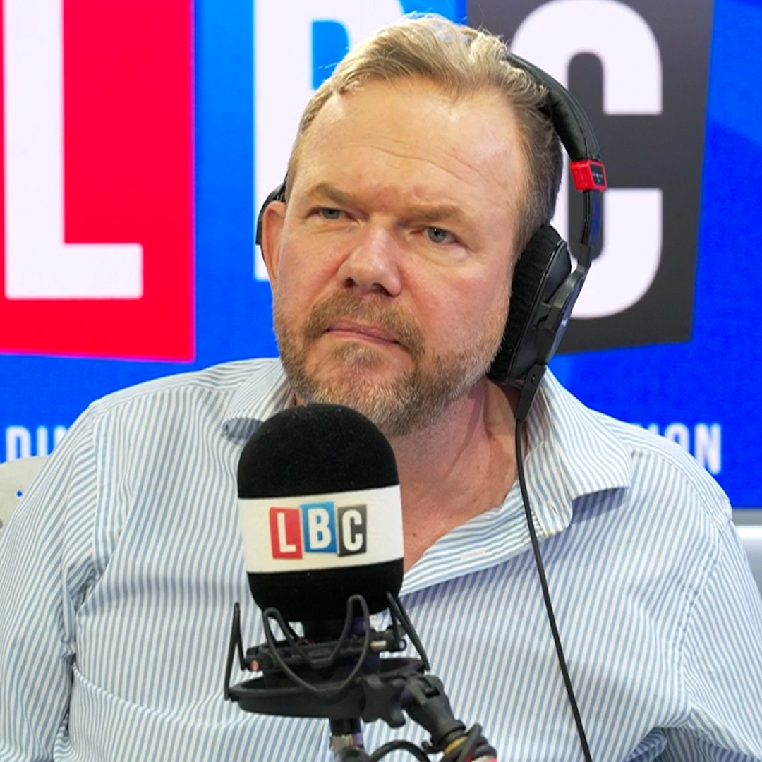'If I knew them, I'd caution them not to.' James O'Brien reacts as Meghan and Harry are set to return to the UK.