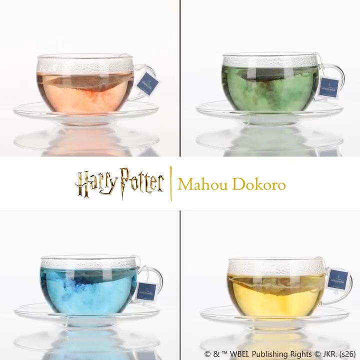 ✨#マホウドコロ 再入荷🍵 4寮をイメージした オリジナルブレンドハーブティーが再登場！ それぞれをイメージしたブレンド🌿 お湯を注ぐと色が変わる、 ちょっと不思議なティータイムを 楽しんでみませんか？🪄 お求めは👇 #ハリポタ