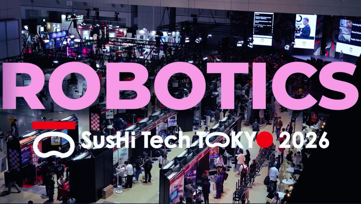 🤖 What happens when AI and robotics come together? Discover how AI-powered robotics are transforming the way we live, work, and interact with the world. 📅NEXT: May 20–22, 2027 🌏 #SusHiTechTokyo2026
