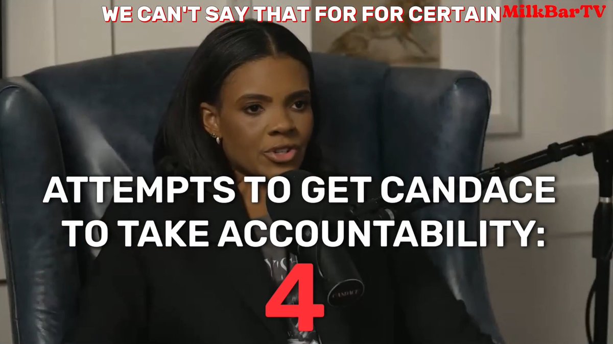 Watch how many times Andrew Wilson had to ask Candace Owens whether Lance Twiggs’ DNA was found on Tyler Robinson’s rifle during the debate - a claim she was lying about up until a week before the debate. Candace herself admits she realized the claim was wrong - so why didn’t she correct it for her audience? It took a $300,000 paycheck in the form of a debate with Andrew Wilson - and being confronted with the same question over and over again - but it was only at the point of Wilson going to play a clip of her saying it that she finally acknowledge that what she had been telling her audience was wrong. The most hilarious part? On her show today, Candace declared that she’s all about accountability and admitting to her audience when she makes mistakes.