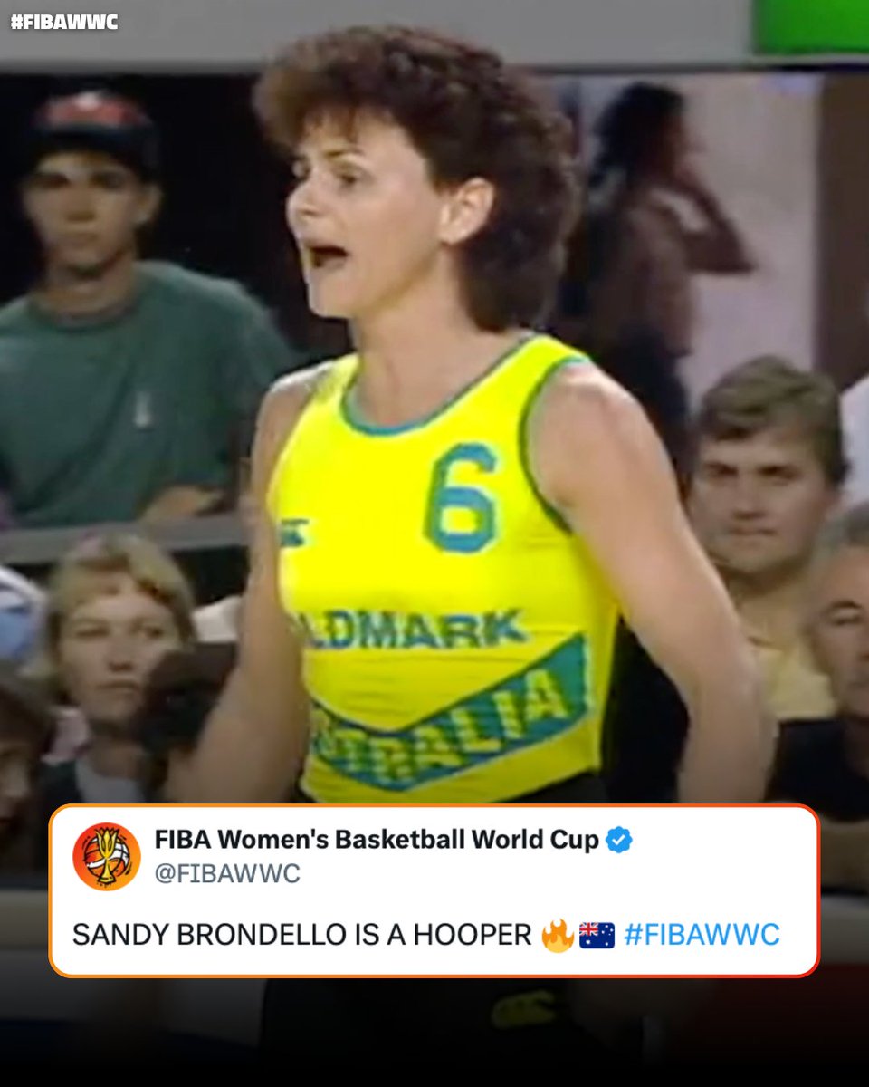 I am living for 1994 #FIBAWWC Sandy Brondello: the suit, the hair, the handles 🔥 Happy birthday to the head coach of the Opals' 🇦🇺🥳