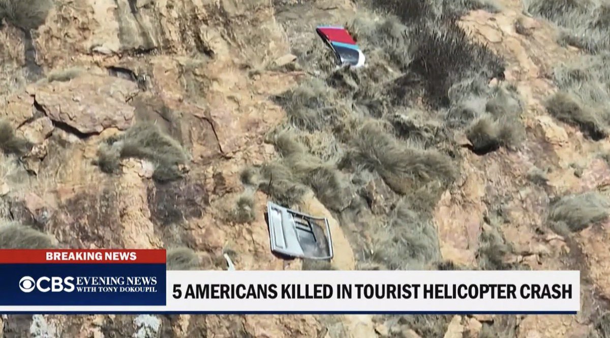 This is how CBS News (the top US television station) covered the Samburu helicopter crash in which 5 Americans, a pilot, and the Ecuadorian intelligence chief perished…. May They RIP