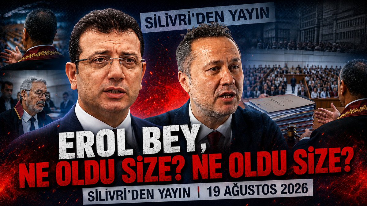 EKREM İMAMOĞLU: “Erol bey, ne oldu size? Ne oldu size?” 🤖 Silivri yargılamaları yapay zeka ile canlanıyor! Silivri'den Yayın devam ediyor! Şimdi izleyin: