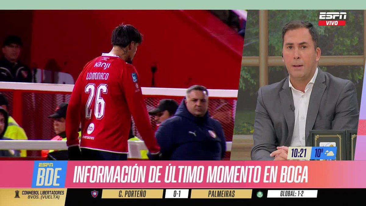 "A BOCA LE OFRECIERON A KEVIN LOMÓNACO" La último información en el Xeneize y la posible llegada del jugador de Independiente. ▶️ Mirá #BuenDíaESPN en el Plan Premium de #DisneyPlus