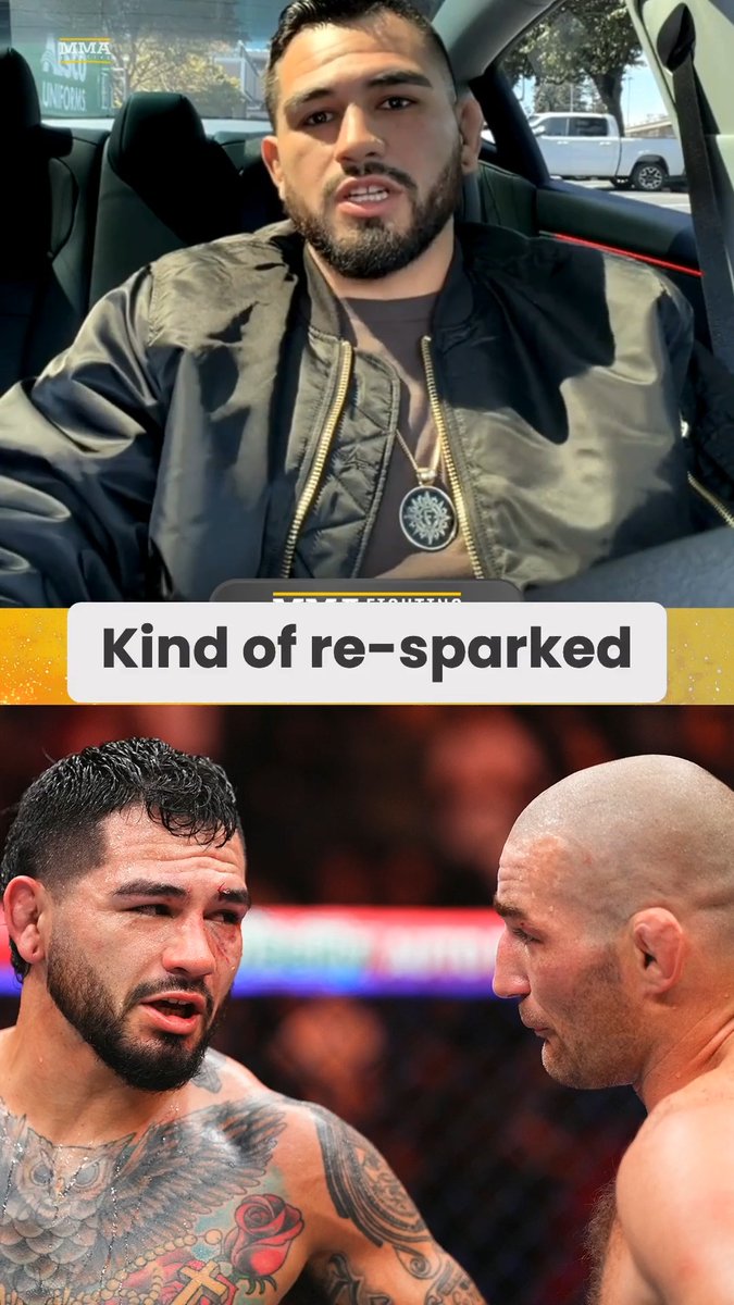 Anthony Hernandez admits training with Sean Strickland "re-sparked" his love for MMA ahead of #UFCSacramento: "It was a f*cking blast. … It’s just like a lot of hungry guys, and they’ll take your head off if you f*cking let them." (🎥: @mikeHeck_JR)