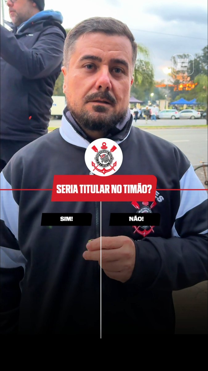 SERIA TITULAR NO CORINTHIANS? A ESPN entrevistou esse torcedor do Timão e ele respondeu se esses jogadores seriam ou não titulares no Corinthians atualmente! Concorda com ele, fã de esporte? 📺 Assista a Corinthians x Rosario Central nesta quinta-feira (20), às 21h30 (de Brasília), AO VIVO pela ESPN, no Plano Premium do #DisneyPlus #FutebolNaESPN #LibertadoresNaESPN #Corinthians