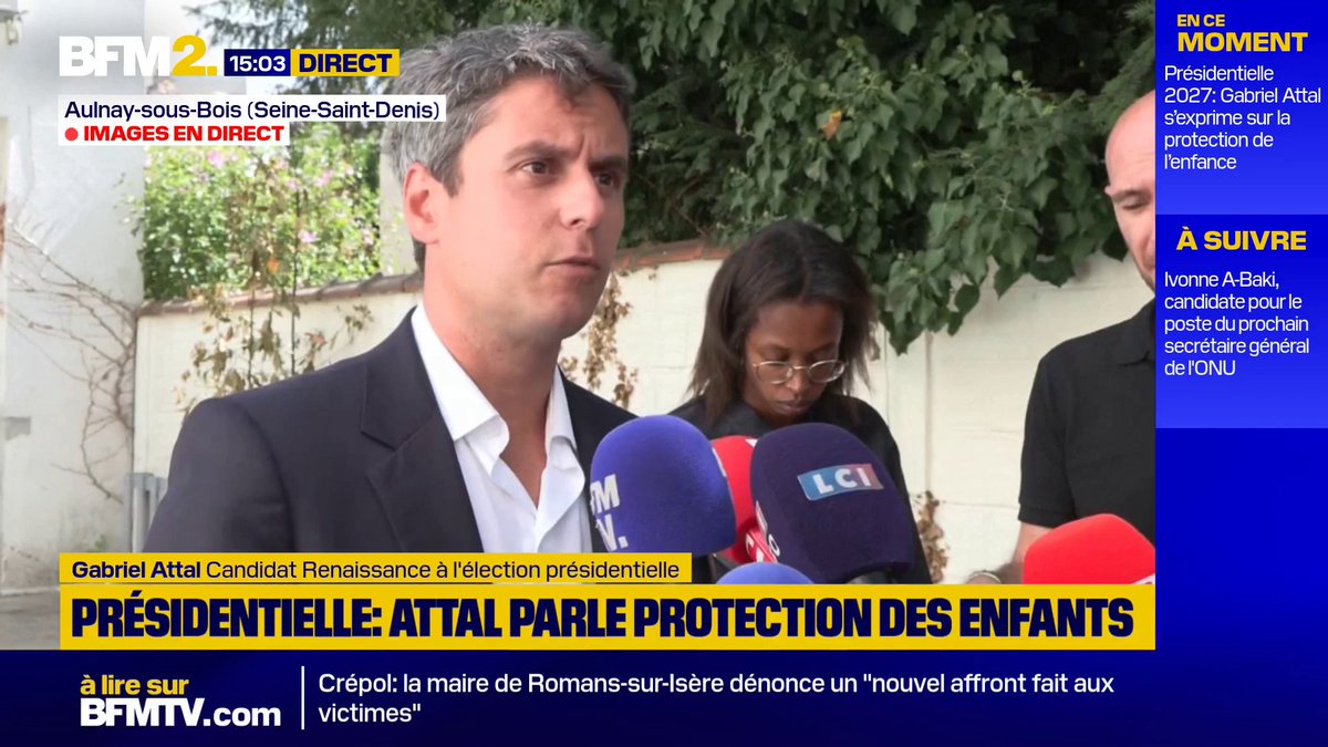 💬 "Cette copie qui aura été retravaillée en tenant compte des exigences du Conseil constitutionnel devrait faire l'objet d'un référendum" Gabriel Attal s'exprime sur l'interdiction des réseaux sociaux aux moins de 15 ans #BFM2