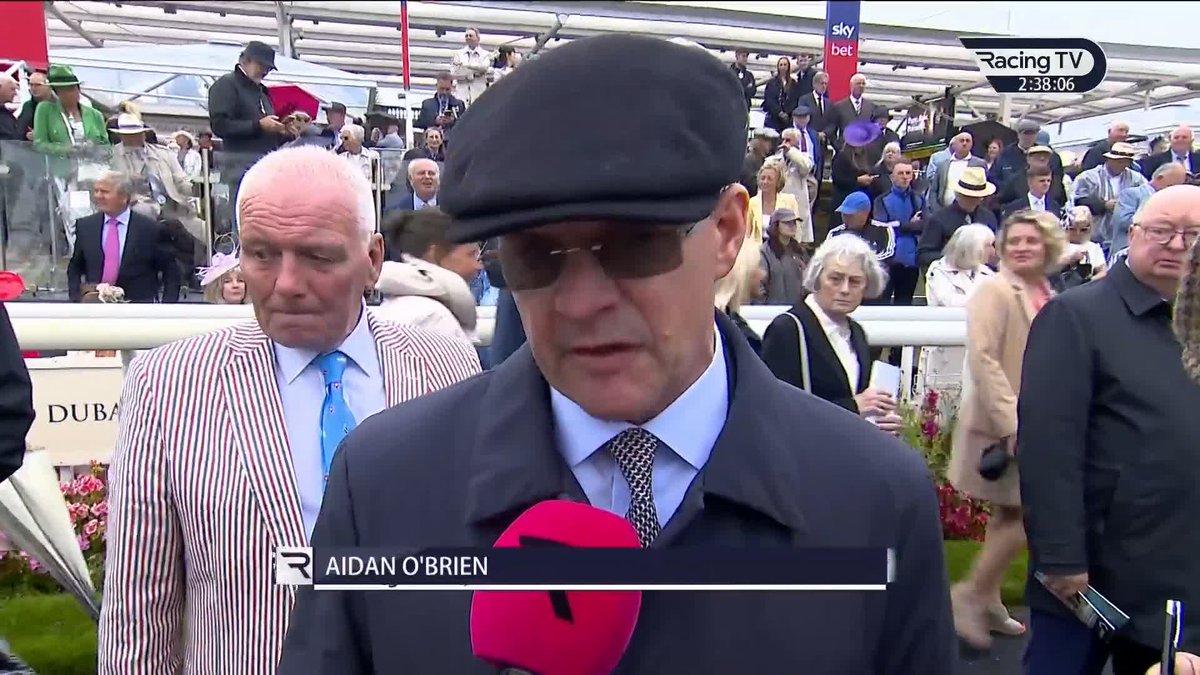 "Connections need the money?!" 😆 Aidan O'Brien on why Group 1 winner Sun Goddess ran in the Harry's Half Million By Goffs - his filly clocked a faster time over 6f than Libertango - and the trainer on the "great initiative" from the sponsor York Racecourse