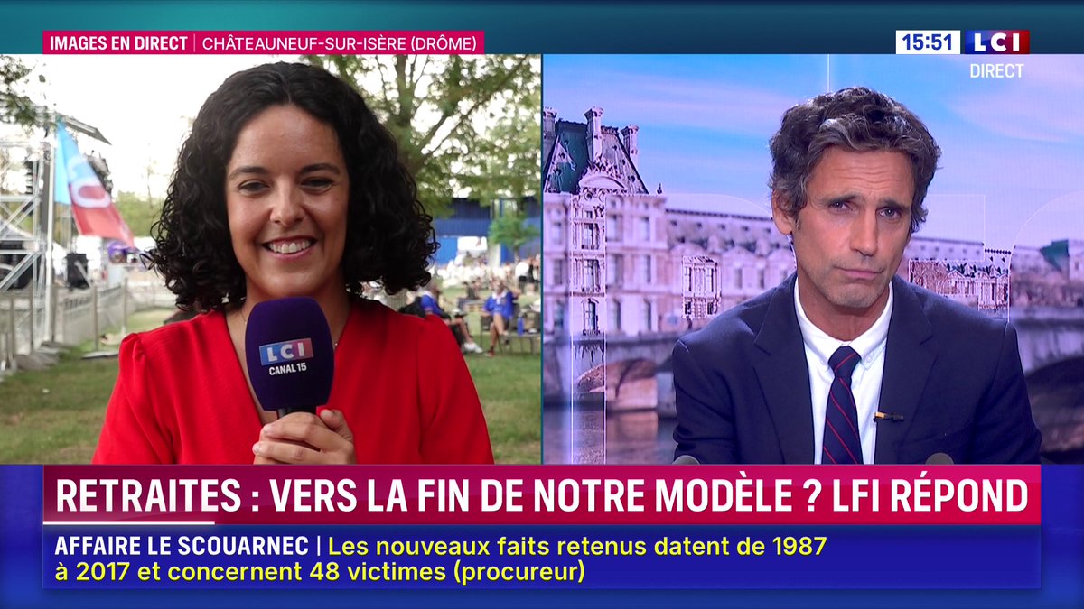 🔴 "Je n'aurai pas peur des langues de vipères pour cette belle année de campagne !", ironise l'eurodéputée LFI Manon Aubry sur LCI, après une morsure de serpent qui lui a valu une hospitalisation récente. ▶️ 𝔾𝕦𝕚𝕝𝕝𝕒𝕦𝕞𝕖 𝔸𝕦𝕕𝕒 - Thibault Petit