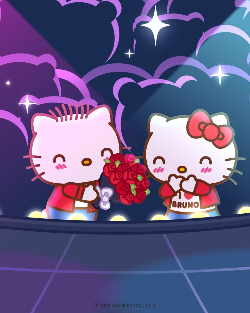 POV: your partner takes you to The Romantic World Tour 🌹🎶 Tag them✨️ #HelloKittyxBrunoMars