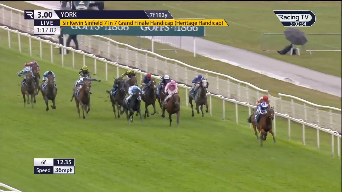 The Lost King makes it two from two on the Knavesmire and in style in the £150,000 Sir Kevin Sinfield 7 In 7 Grand Finale Handicap for Oisín Murphy, Andrew Balding and King Power Racing York Racecourse