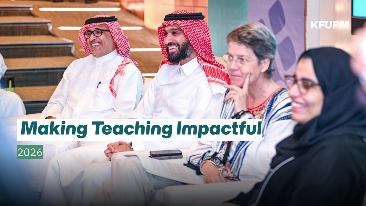 التعليم المؤثر يبدأ بالتواصل. 💚👨🏫 يبدأ أعضاء هيئة التدريس في #جامعة_الملك_فهد_للبترول_والمعادن عامهم الأكاديمي برؤى جديدة، وتواصل أقوى، وفرص أوسع للتعاون. لقراءة المزيد: #KFUPM