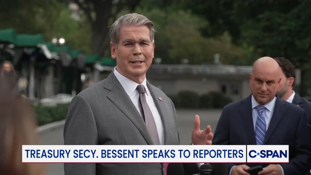 U.S. Secretary of the Treasury Scott Bessent: "We got a spike in oil prices today that I don't really understand."