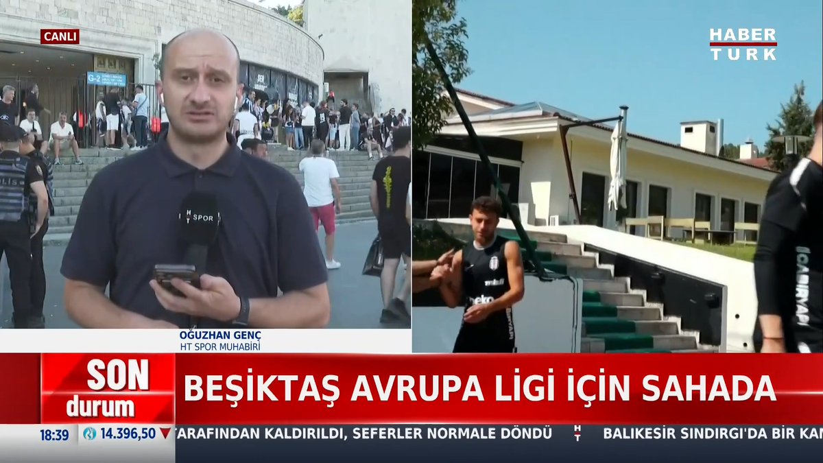 #SONDURUM - Beşiktaş Avrupa Ligi için sahada: Beşiktaş, Kauno Zalgiris maçı 20.00'de.