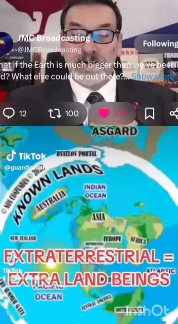 CANT WAIT TILL THE SLEEPY PEOPLE HEAR THE EARTH AINT A SPINNY BALL WITH WATER GLUED ONTO IT FOR JUST US MEATSUIT CHARACTERS 😂😂😂