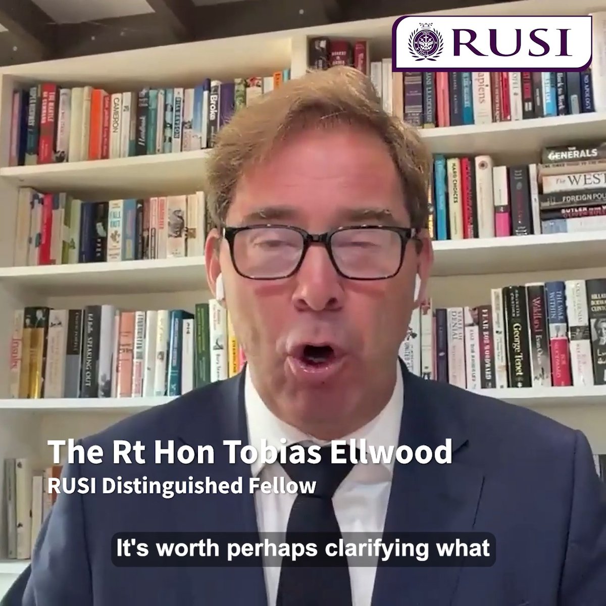 'a third world war is likely to be a war where there are multiple conflicts across the world taking place on multiple fronts across multiple domains.' Yesterday, RUSI Members joined an exclusive webinar with Tobias Ellwood and Professor Beatrice Heuser on preventing World War III and understanding the deteriorating global order. During the discussion they examined: - The collapse of the Bretton Woods system and rise of competing global architectures. - The importance of understanding adversaries' historical perspectives to statecraft. - The multidimensional nature of modern warfare and Britain's critical vulnerabilities. RUSI Members can watch the full recording: Not a RUSI Member? Find out more here: