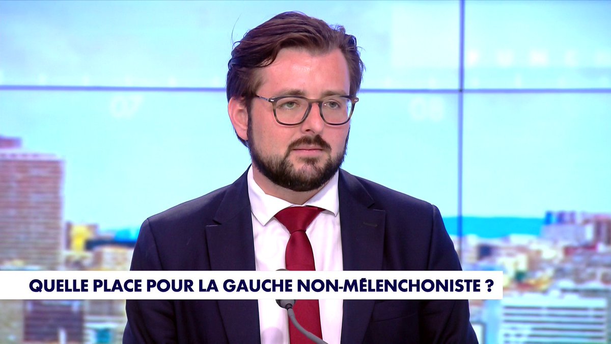 Philippe Brun, député PS de l'Eure et candidat à la primaire socialiste : «J'ai pris une décision importante : je ne parle plus de Jean-Luc Mélenchon (...) C'est un cadeau énorme qu'on fait à La France insoumise», dans #PunchlineEte