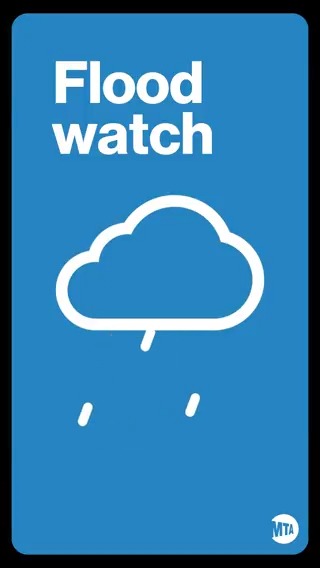 Heavy rain is expected this afternoon into tomorrow morning 🌧️ - Plan for extra travel time - Use caution on slippery surfaces - Check the status of your subway, bus, or rail before traveling - Use MTA App, TrainTime app, or for more info