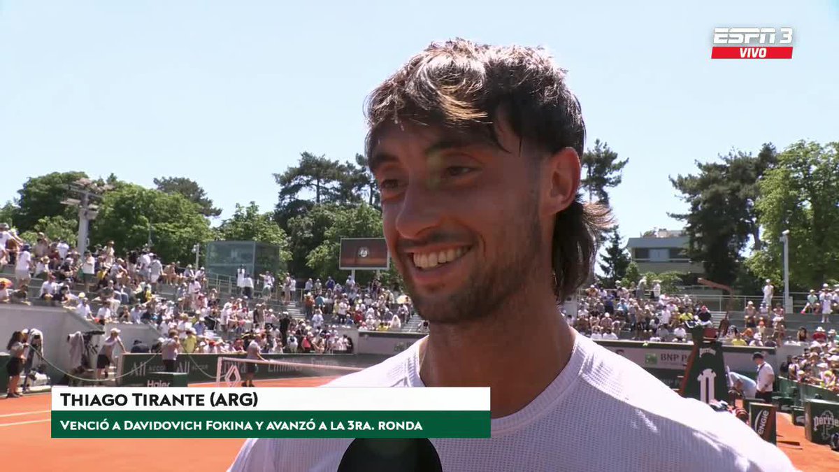 🗣 "Soy muy argentino. Quedó demostrado en la Copa Davis, que dejé muchas cosas para ir. Yo por Argentina dejó la vida y más. Estoy muy orgulloso y contento de ser argentino" 🩵🇦🇷 Es imposible no querer a Thiago Tirante.