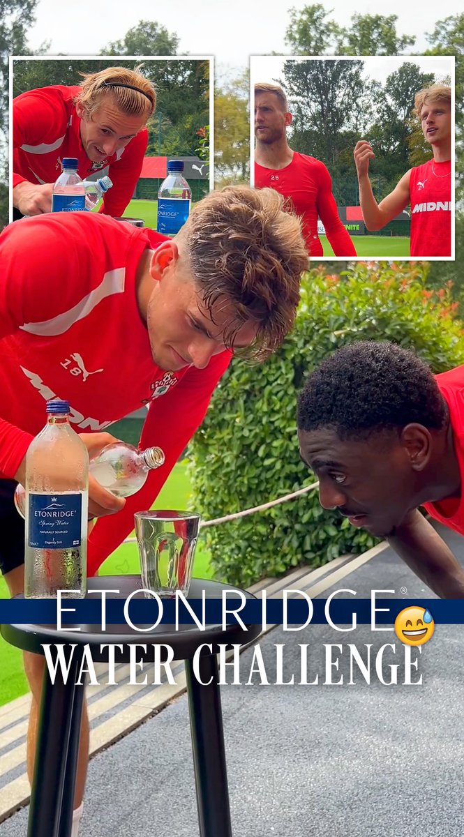 Taking on the ETONRIDGE water challenge 😅