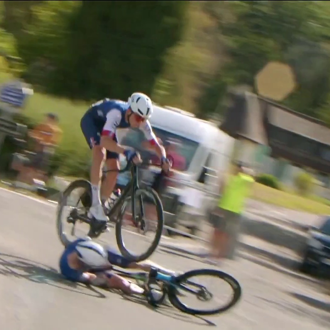 Le réflexe de zinzin signé Louka Lesueur sur le Tour de l'Avenir 🤯