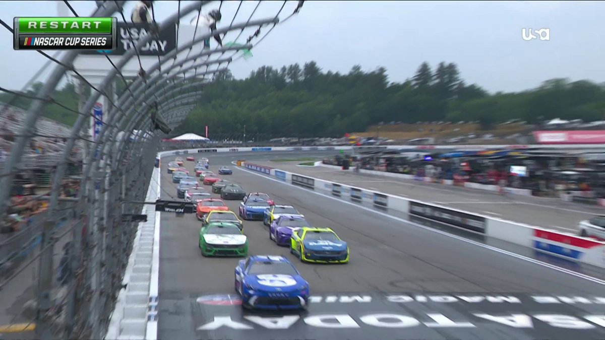 Hmm, rain potentially in the forecast for New Hampshire Motor Speedway, are we gonna see this again?