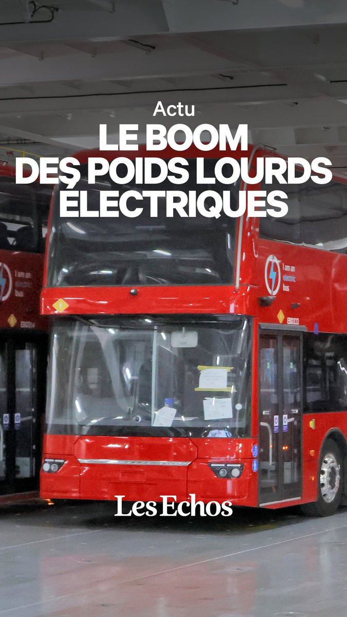 🚚 Le boom (discret) des poids lourds électriques 📈 En 2025, plus de 520.000 poids lourds électriques se sont vendus dans le monde, soit cinq fois plus qu’en 2020. 🎥 Explications en vidéo.