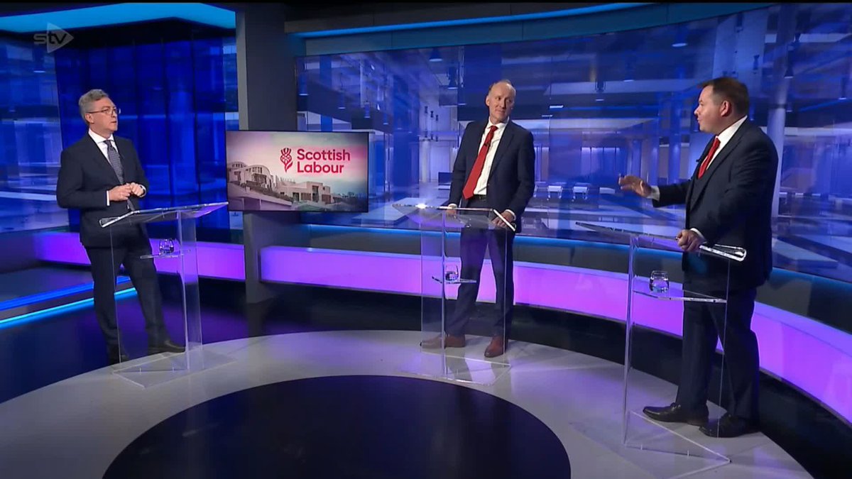The two candidates vying to become the next Scottish Labour leader have clashed in a Scotland Tonight debate on STV.