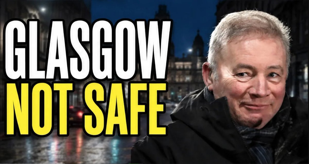 Super Ally Says Glasgow Is NOT Safe & Blames SNP Council He Shoots, He Scores