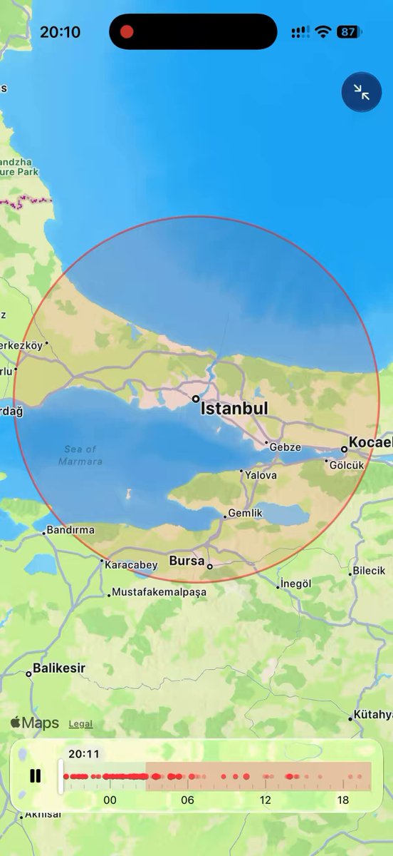 İstanbul’daki hareketlilik durulmaya başladı. Umarım devamı gelmez.