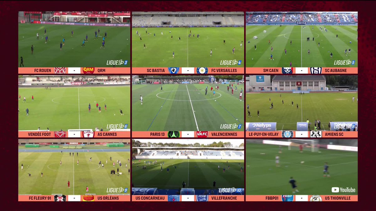 C’EST PARTI POUR LA 3E JOURNÉE DE LIGUE 3 Betclic ! 😍🔥 Toutes les rencontres sont à suivre en direct et en exclusivité sur #Ligue1Plus ! 👀