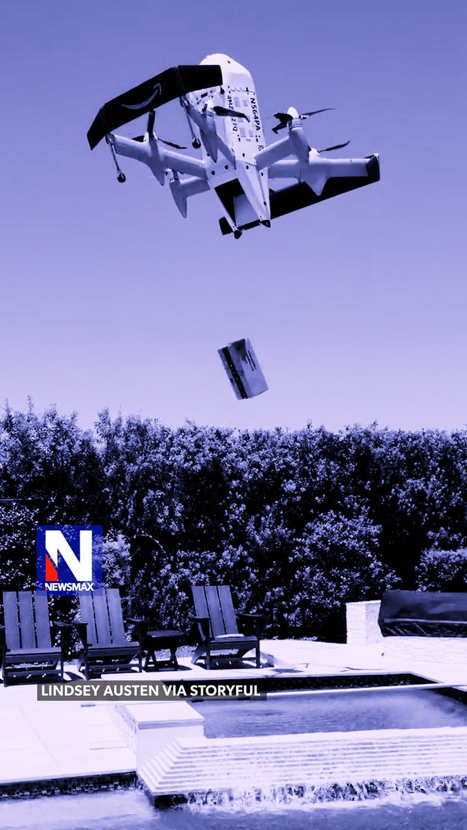 PACKAGE PLUNGE: A Texas woman’s first Amazon drone delivery made an unexpected splash when the drone dropped the package into her swimming pool. “I was shocked,” Lindsey Austen said, adding that she doesn’t think she’ll be ordering any more drone deliveries.