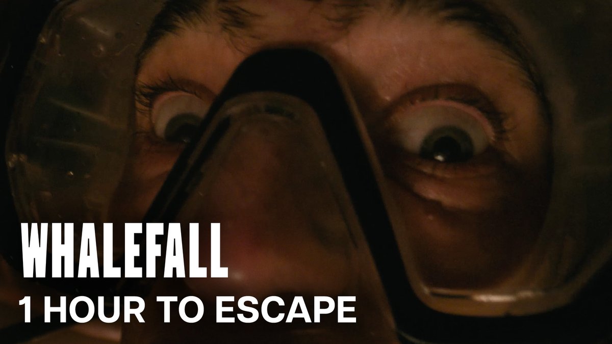 time is ticking, 60 minutes to escape Watch the new trailer for #Whalefall and experience the unthinkable only in theaters October 16.