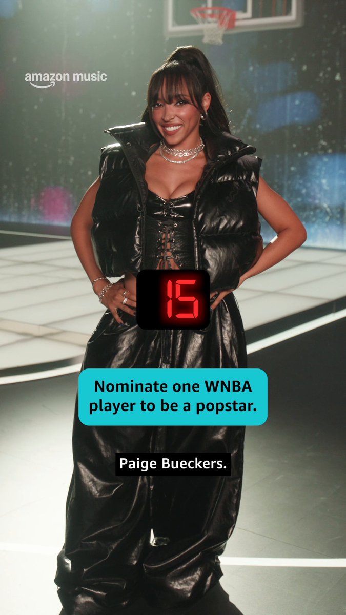 buzzer beater was too easy for TINASHE Watch WNBA Nightcap tonight for Tinashe's Amazon Music presents: In the Paint performance.