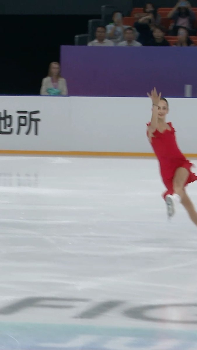 Sofiia Dzepka takes the lead after the Junior Women's Short Program in Xi'an! ⛸️✨ Can she hold onto it through the Free Skate? #FigureSkating