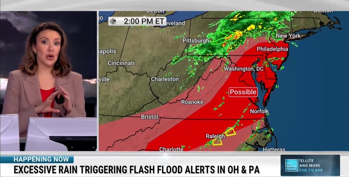 Heavy rain could quickly trigger flash flooding across parts of the Northeast, with severe storms also possible. Meteorologist Felicia Combs breaks down where the greatest risks are ⬇️