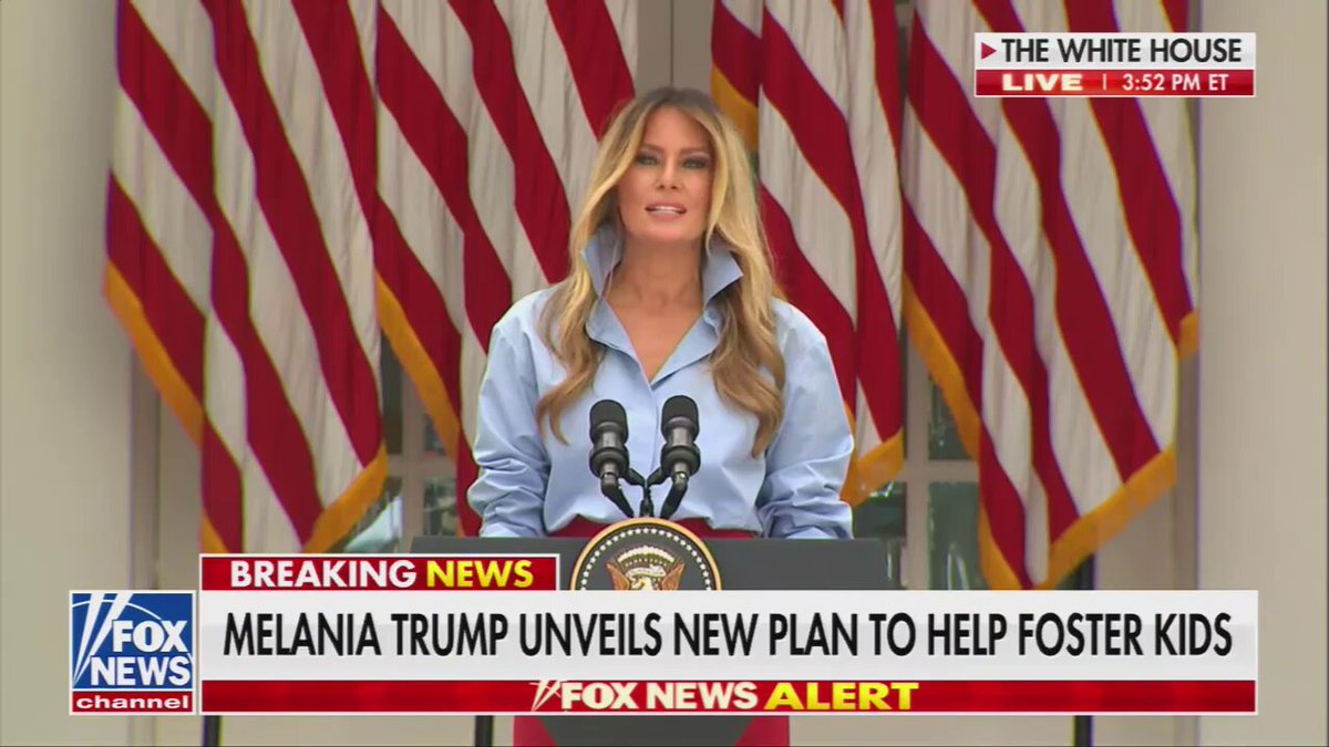 Melania Trump: And finally, look at this incredible race car, gorgeous and powerful. I am sure we cannot wait to see it start its engine.